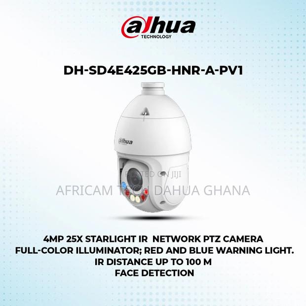 Dahua 4mp 25x Zoom Up to 100m Ip Network PTZ Colorvu Camera · Photo 2