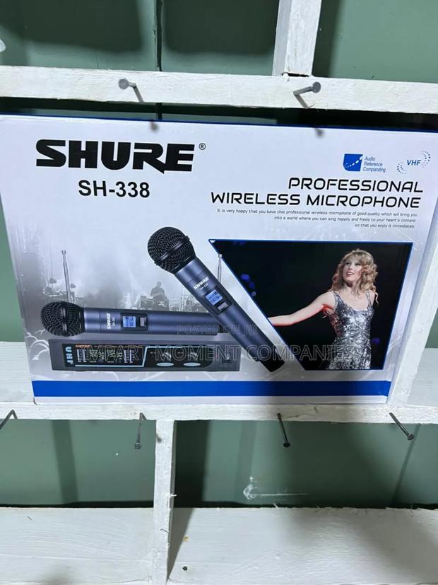 2 in 1 Shure Professional Wireless Microphone