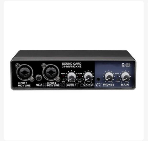 Q-22 Portable Audio Interface Usb Sound Card