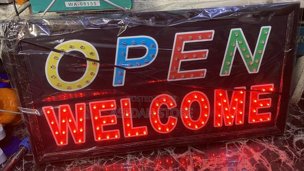 Led Sign Light Open Welcome · Photo 2