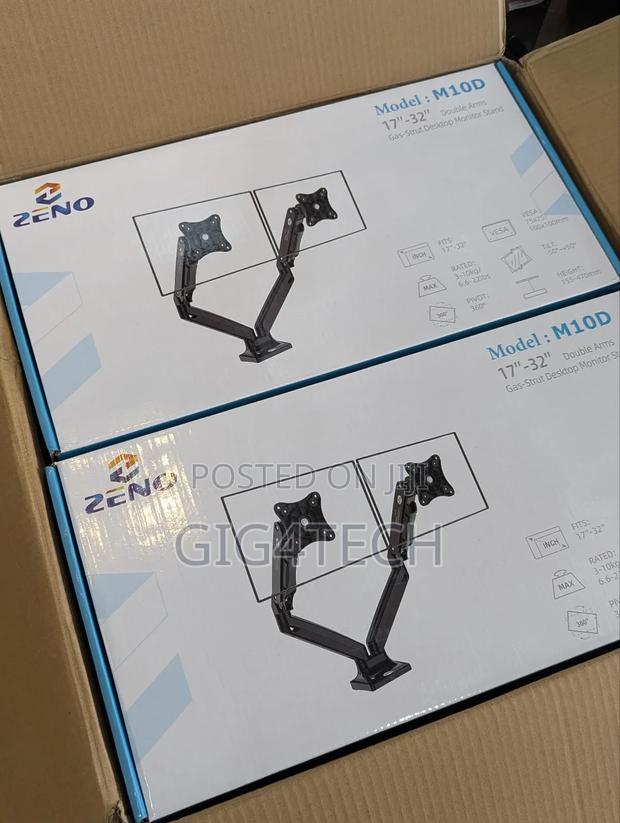 Dual Desk Monitor Arm Zeno M10d · Photo 4