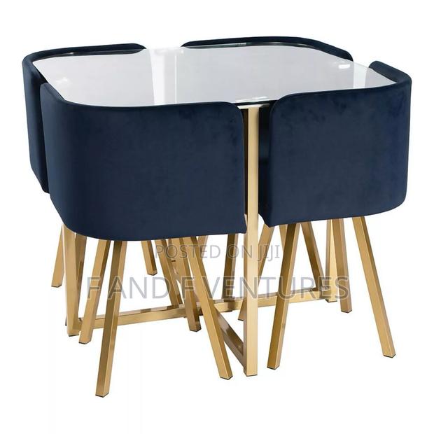 Glass Top Dinning Table With 4 Chairs- Uk · Photo 1