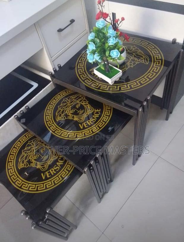 Luxurious 3 in 1 Versace Glass Center Table · Photo 1