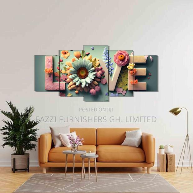 Canvas Wall Arts Decor 5 Panels Frame · Photo 4