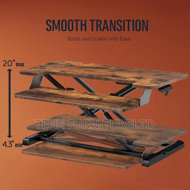 Dual Monitor and Laptop Riser Tabletop · Photo 2