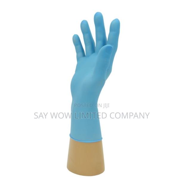PH SHIELD Blue Nitrile Powder Free Disposable Gloves · Photo 3
