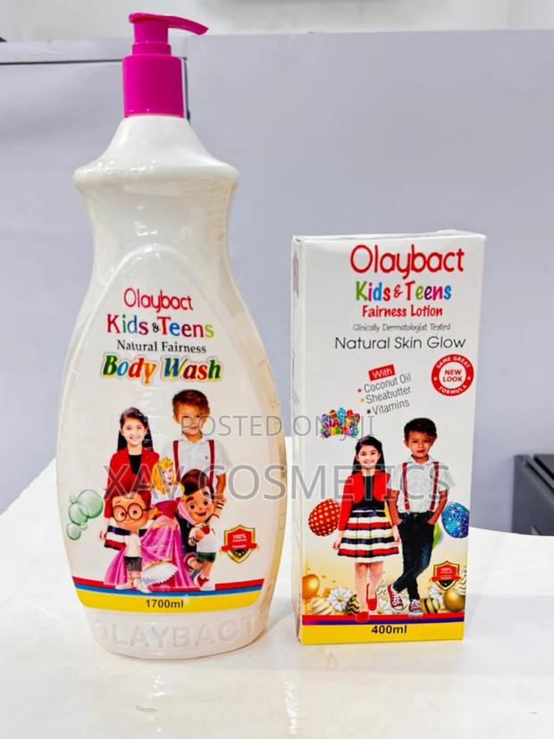 Olaybact Kids Teens Natural Fairness Lotion and Body Wash · Photo 2