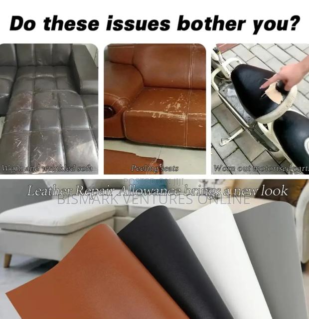 50*100cm Black Leather Repair Tape photo 12