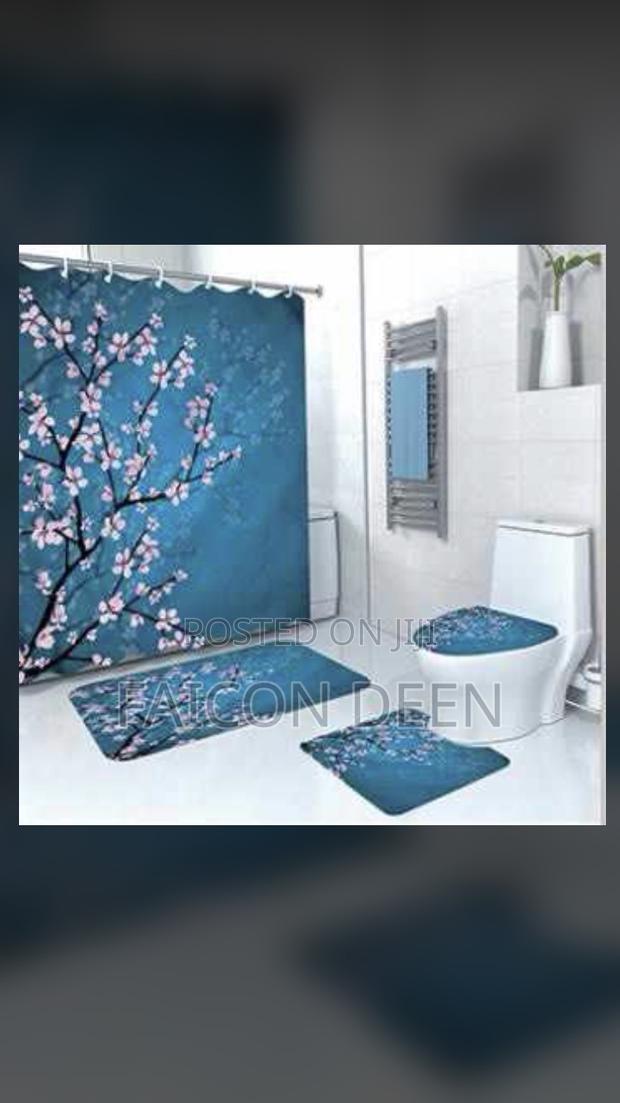Original High Quality 4 in One Bathroom Set Mats(In Diff Col · Photo 1