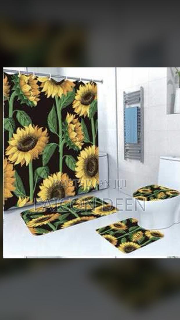 Luxury Original 4 in One Bathroom Set Mats(In Diff Colors · Photo 1