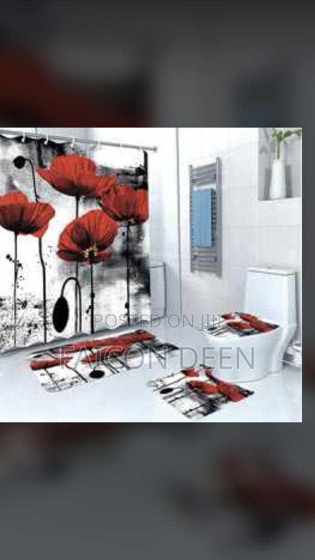 Super Elegant Colorful Original 4 in One Bathroom Set Mats · Photo 1