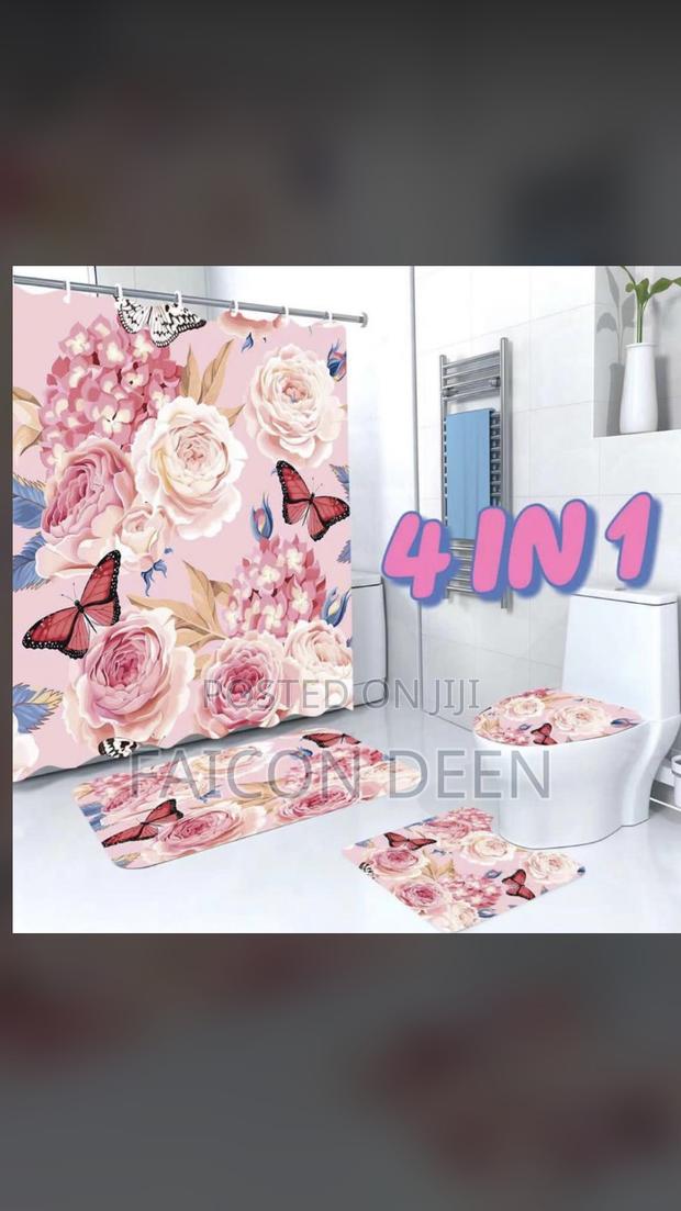 4 in One Colorful High Quality Luxury Bathroom Set Mats · Photo 1