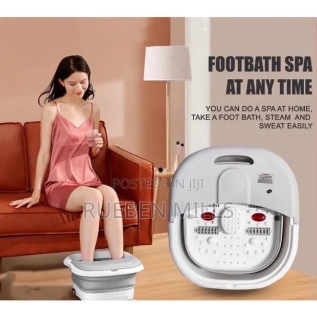 Foldable Foot Tub Spa Pedicure Bowl Rf - 368z Massager · Photo 4