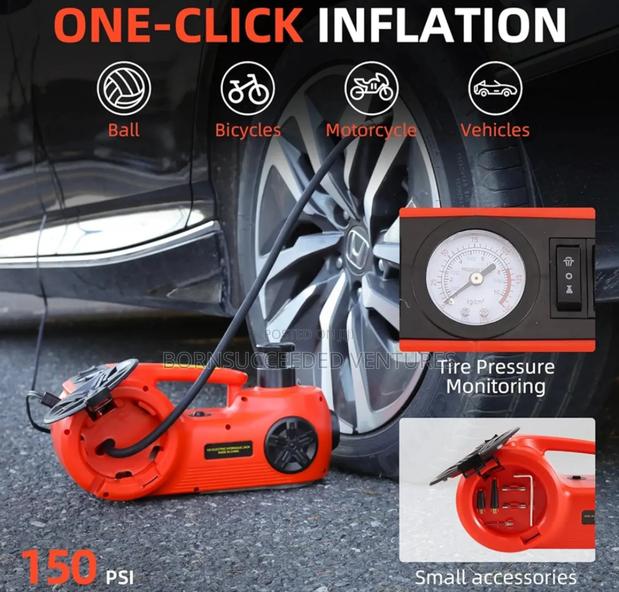 Upgraded Hydraulic Car Jack Set – 5 in 1 Vehicle Floor Jack · Photo 4