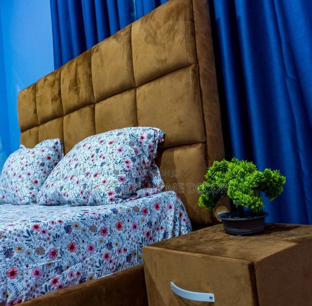Double Bedframe With Mattress and Side Drawer photo 3