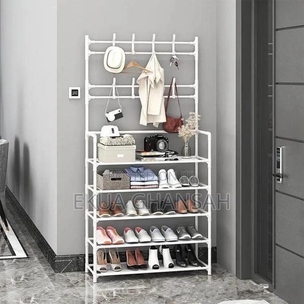 Clothes Hanger With Shoe Racks 5 Steps · Photo 4