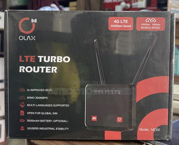 Olax LTE 4G Turbo Wireless Router 300mbps ++ 500mah Battery · Photo 3
