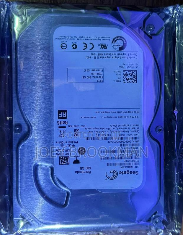 Desk Top Hard Drive for Workstation (500gb) Reduced to Clear photo 2