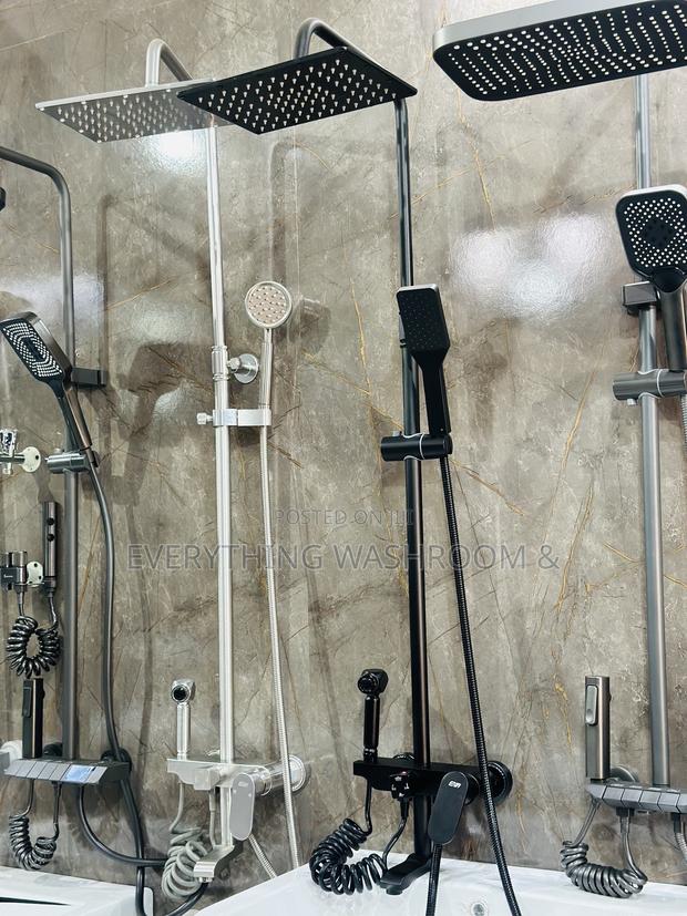 Stainless Steel Shower_black Shower Set_4 in 1 Shower · Photo 4