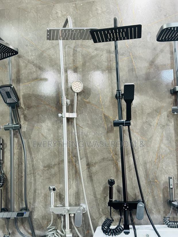 Stainless Steel Shower_black Shower Set_4 in 1 Shower · Photo 3