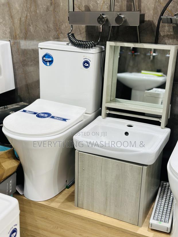 Slim Tank Water Closet and Cabinet Basin Set · Photo 4