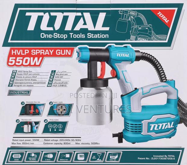 Total 550W HVLP Spray Gun (Stainless Tank) Tt5006-2 · Photo 2