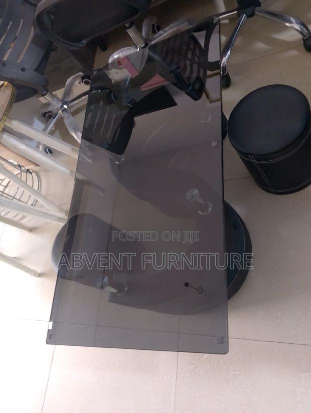 Glass Center Table With Stools · Photo 1