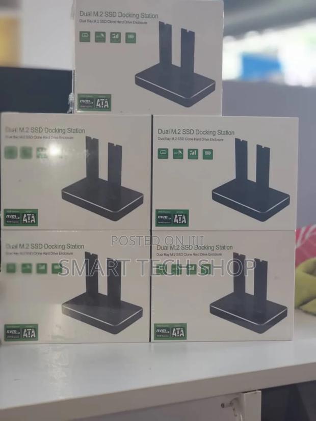 Dual Bay Nvme M.2 SSD 10gbps SSD External Clone Adaptor photo 7