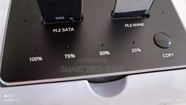 Dual Bay Nvme M.2 SSD 10gbps SSD External Clone Adaptor photo 5