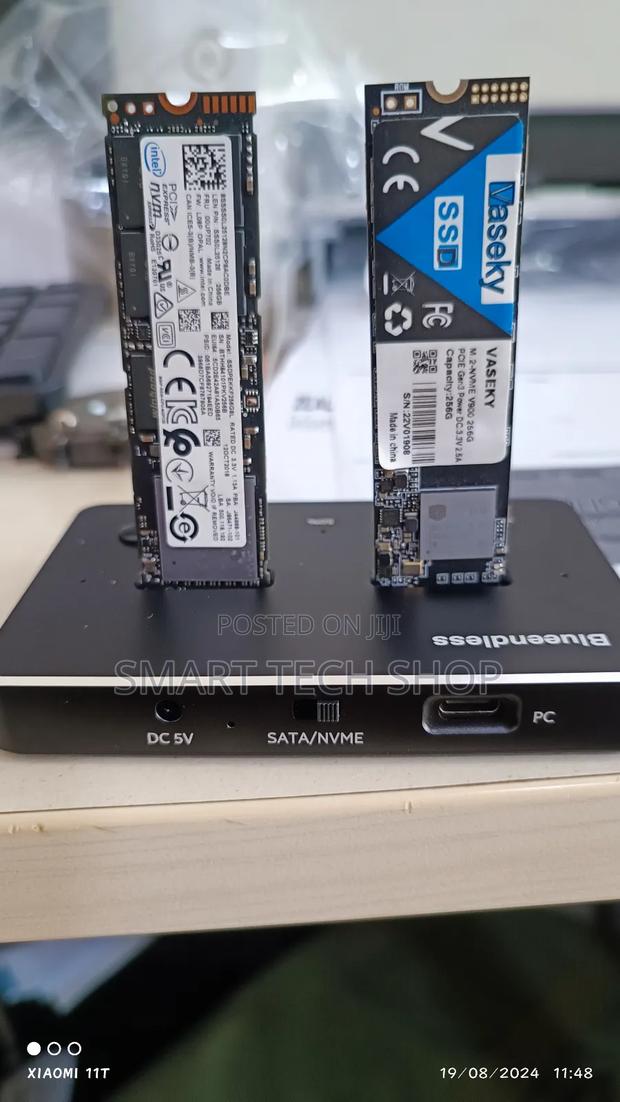 Dual Bay Nvme M.2 SSD 10gbps SSD External Clone Adaptor photo 2