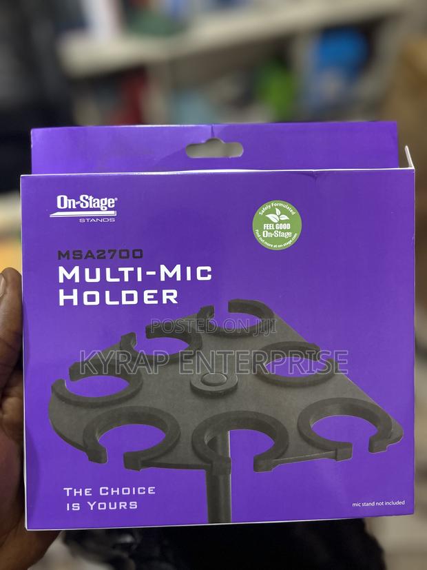 Multi Microphone Holder With Stand · Photo 3