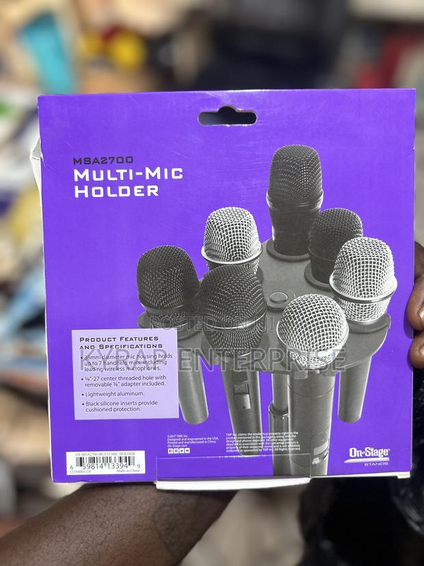 Multi Microphone Holder With Stand · Photo 4