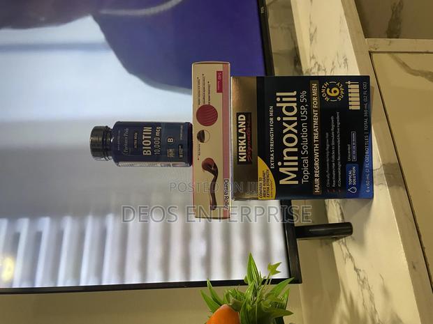 Kirkland Minoxidil Biotin Derma Roller for Hair Growth · Photo 2