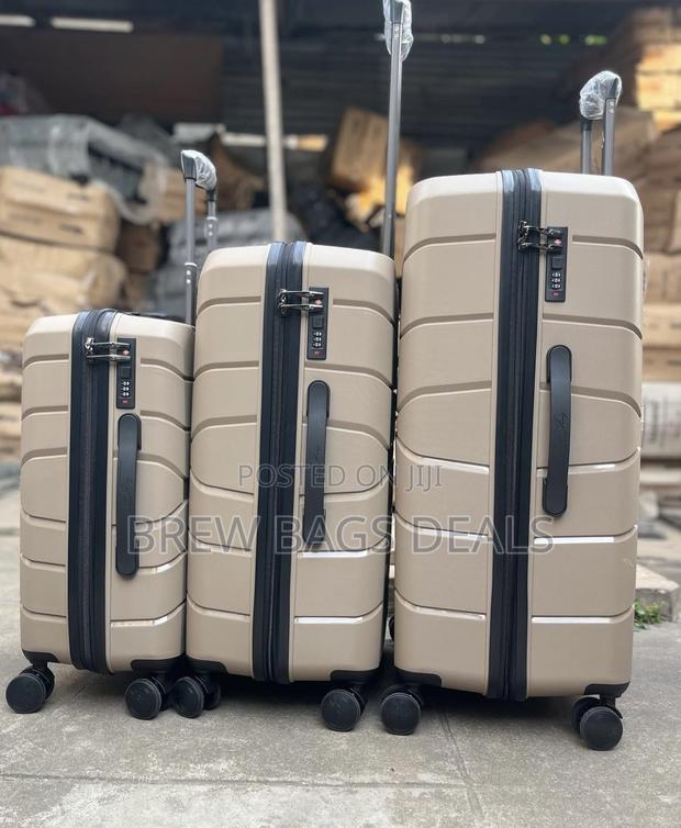 Original Jony Silver Gray 3set Fiber Anticrack Suitcase · Photo 4