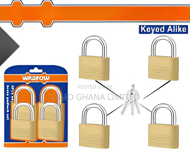 4pcs Key-Alike Brass Padlock Set - Wpdt444 · Photo 2