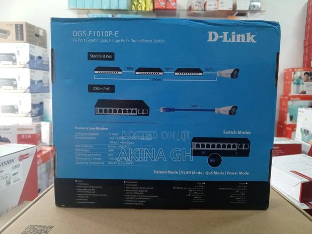 D-Link 10 Port Gigabit Long Range Poe+ Switch DGS-F1010p-E · Photo 4