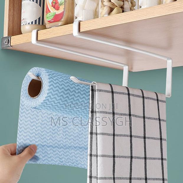 Simple Door Cabinet Hanging Paper Towel Rack Cabinet Storage · Photo 4