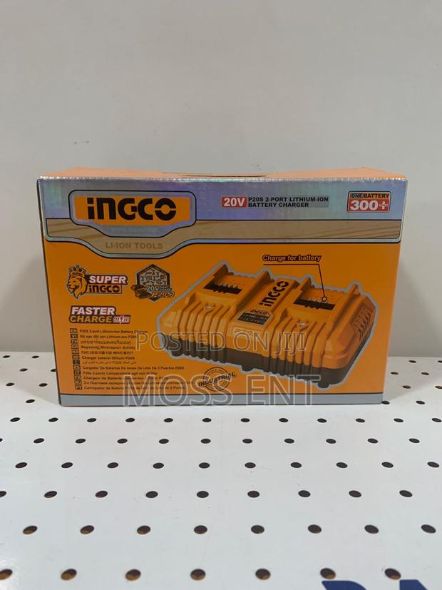 Ingco Fast Charger 20v -4a for 2 Batteries - C20 - Fcli2034 · Photo 4
