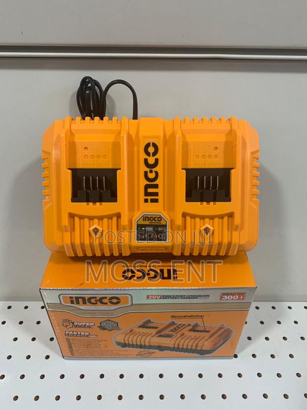 Ingco Fast Charger 20v -4a for 2 Batteries - C20 - Fcli2034 · Photo 3