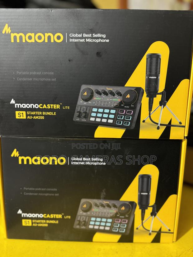 Maonocaster S1 Professional Sound Card + Microphone · Photo 4