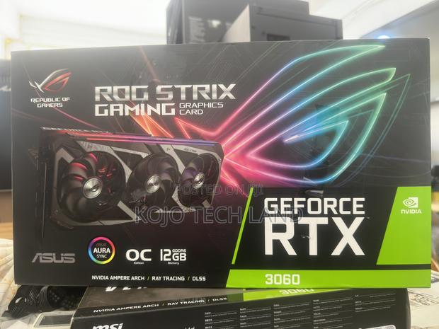 ASUS Rog Strix Nvidia Geforce RTX 3060 12gb · Photo 1