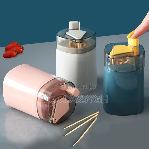 Toothpick Holder Dispensers Pop-Up Automatic Dispenser Tooth · Photo 4