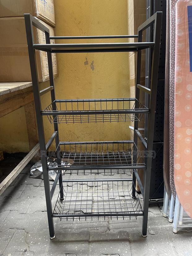 Microwave Adjustable Storage Rack Shelf · Photo 2