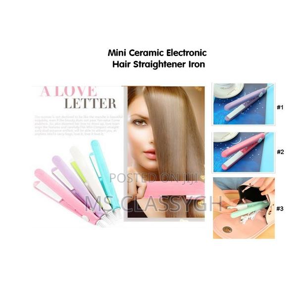 Hair Straightener Mini Flat Hot Comb Curler Styling Tools · Photo 2