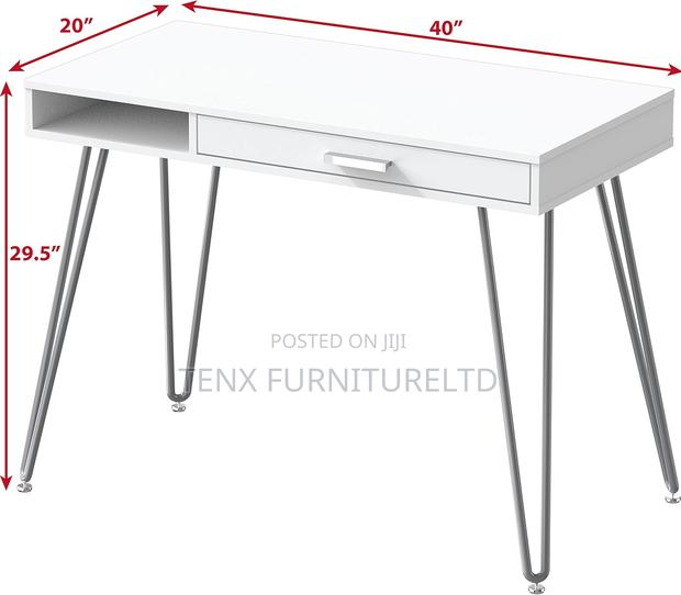 Computer Desk (Morden Design) White · Photo 2