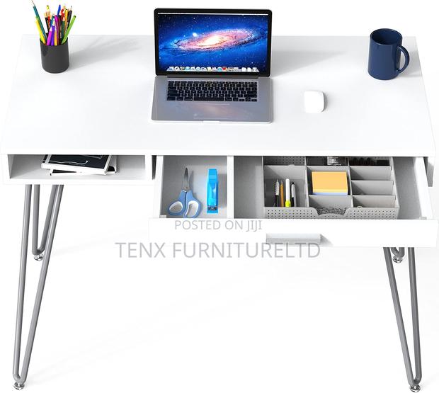 Computer Desk (Morden Design) White · Photo 3
