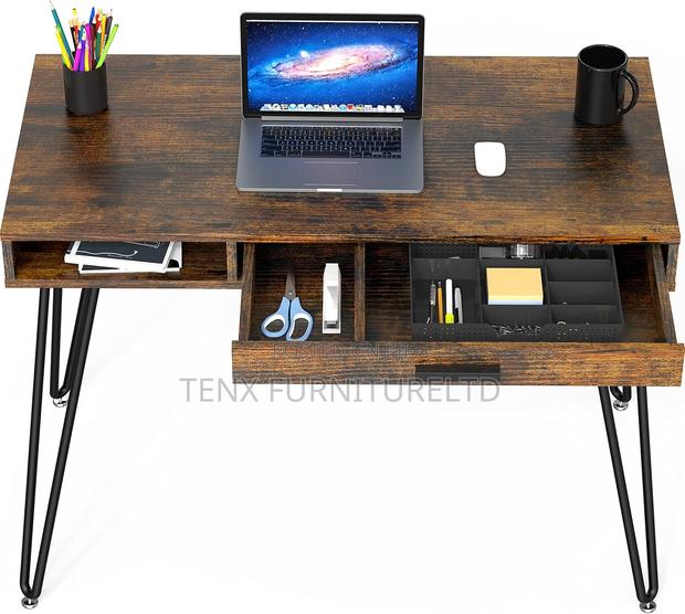 Rustic Inn Computer Desk (Retro) · Photo 1