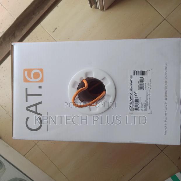Hikvison Cat6 Network Orange Cable 305m Copper · Photo 4