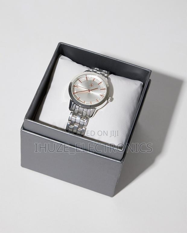 Silvertone Metal Watch With Glitz Face · Photo 4
