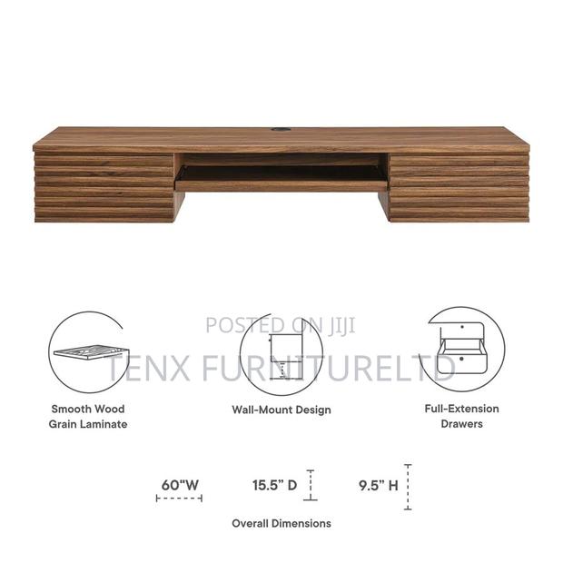Wall Mount Office Desk (Mid-Century Aesthetics ) · Photo 2